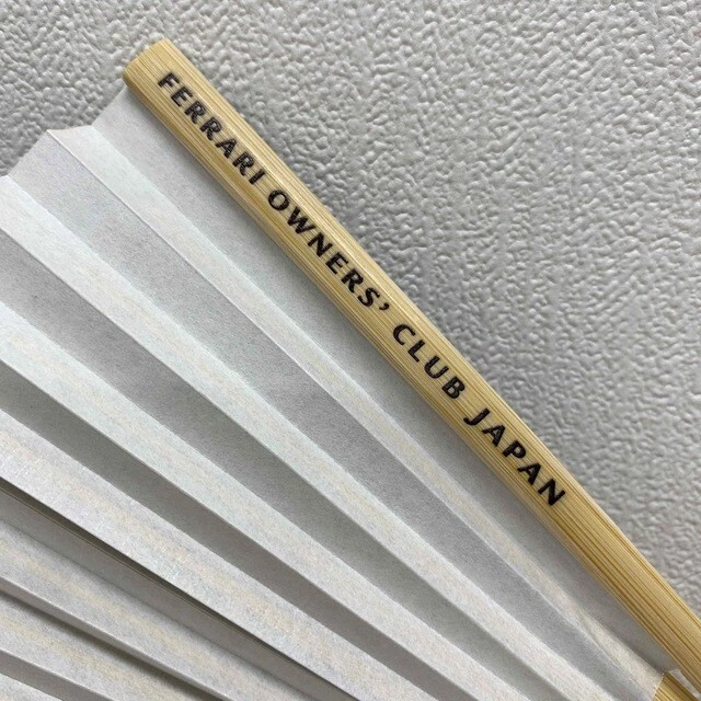 Ferrari Owner's club Japan and HK double name folding fan 30pcs limited Rare New 3