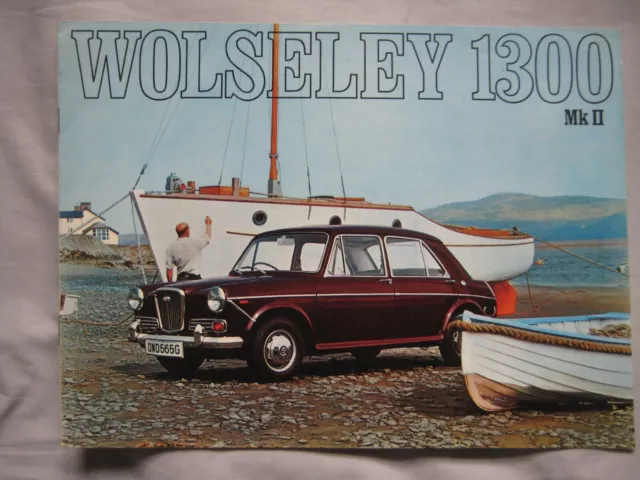 1969 Wolseley 1300 Mk II Brochure Pub.No. 2586/A