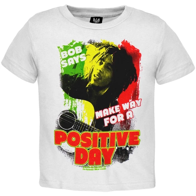 Zion Bob Marley Toddler Tee 12-18 months, Positive Day Design Short Sleeve