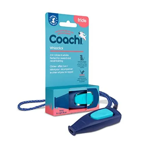 Whizzclick Coachi sifflet et clicker combinés 2-en-1 sifflet de dressage pour...