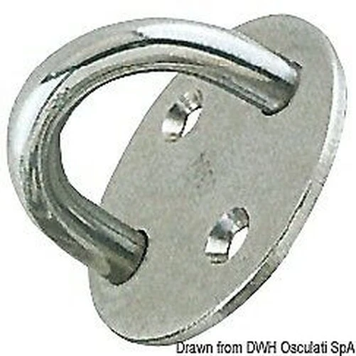 Plaque Avec Clevis 8 MM Marque Osculati 39.323.03