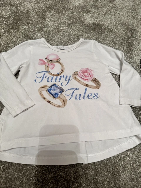 balloon chic fairy tales Spanish Romany white top 2yrs immaculate