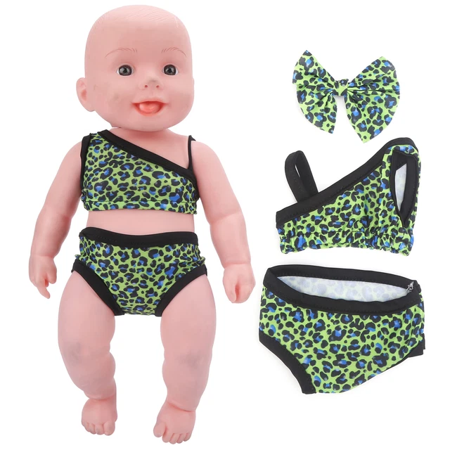 02 015 Maillot De Bain De Poupée Tissu De Tissu De Vêtements De Poupée De