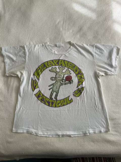 Lollapalooza 1992 Vintage T shirt 90s XL Pearl Jam Chili Peppers