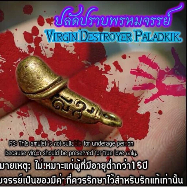 Amulet Virgin Destroyer Paladkik 2 by Phra Arjarn O,Lucky, charm, love & sex