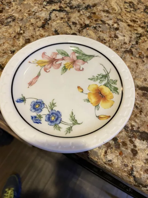Southern Pacific RR PRAIRIE MOUNTAIN WILDFLOWERS  5 1/2in Plate ￼Syracuse China
