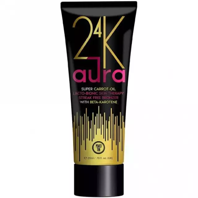 PowerTan 24K Aura Super Carrot Oil Tanning Accelerator 250ml