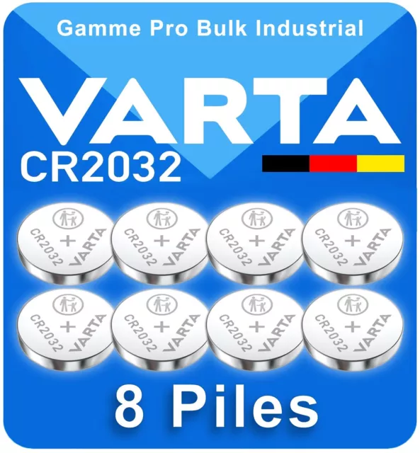 CR2025 Lot de 8 piles bouton au lithium CR 2025 3 V : :  High-tech