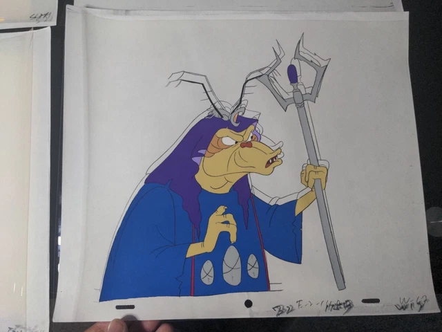 EWOKS animation cels BACKGROUND production art  Star Wars Action Figures  I8 2