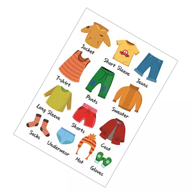 1 Set dresser clothing label Kids Wardrobe Clothing Labels Stickers