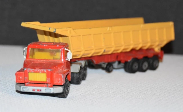 MAJORETTE SÉRIE 3000- Camion Scania remorque benne Ech 1/60 Made in