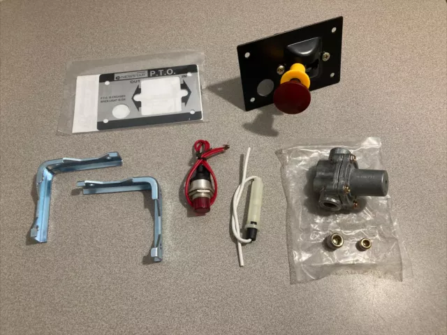 2 Position Manual Air Valve, PTO, Dump Truck power take off valve and hardware