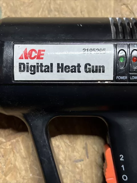 Pistola de calor digital Ace 2195295, 1500 W, 12,5 amperios, 120 voltios 2