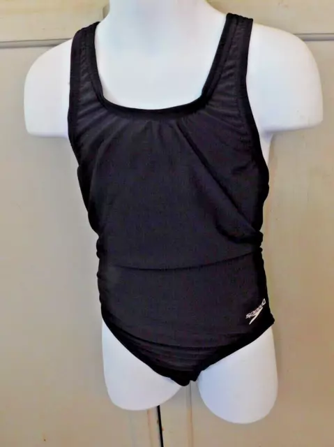 Speedo Competitive Swimming Suit FL Prolt Supro-Y Youth 8/24 Black ~ NEW IN BOX