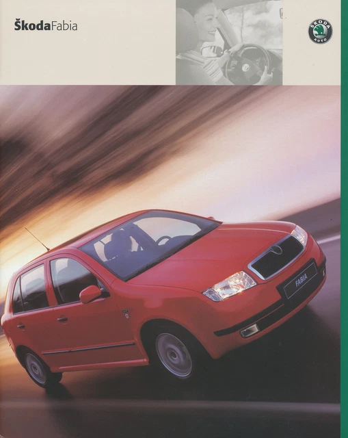 SKODA FABIA 2000 2/00 brochure broschyr prospectus broszura catalogue