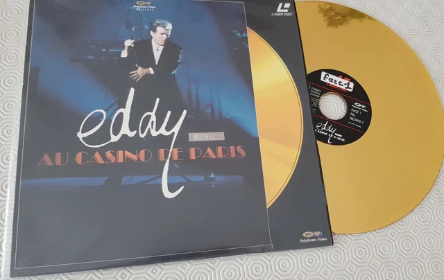 Eddy Mitchell Au Casino De Paris Ld Laserdisc Ex Pal Ld Ex Cover Ex 1991