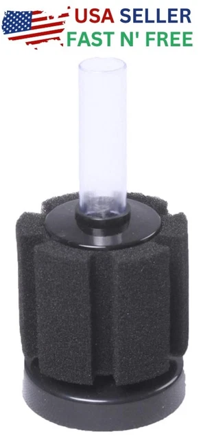 Fish Tank Aquarium Bio Sponge Filter for Breeding Fry Betta Shrimp Up to 10 Gal