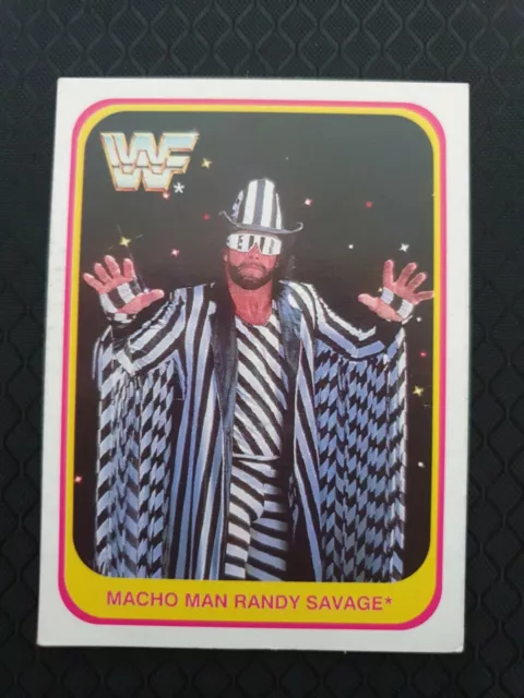 WWF Trading card Sammelkarte Nr. 115 / 1991 Merlin MACHO MAN /  WWE Wrestling