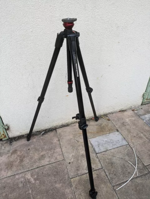 Trépied tripod appareil photo camescope video aluminium MANFROTTO 755XB pro
