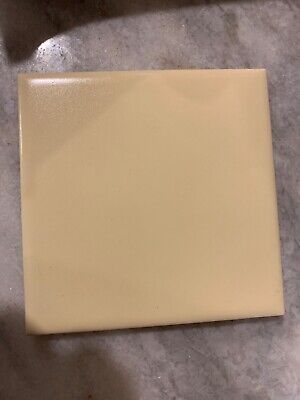 1 pc. Ceramic Tile AE 409 USA 4-1/4" Matte Finish, Mint New Stock~Yellow~