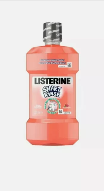 Listerine Smart Spülen Mundwasser für Kinder milde Beere 250ML