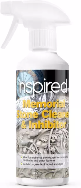 Inspired Memorial Stone Cleaner and Inhibitor - 500ml