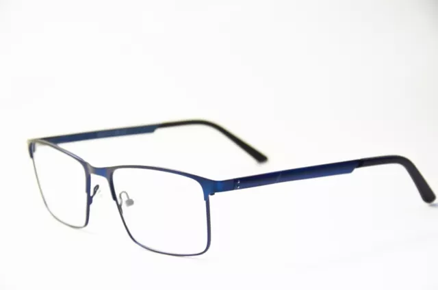 1 stabile Lesebrille aus Metall blau für Herren entspiegelt +1,0 bis +5,0 Neu