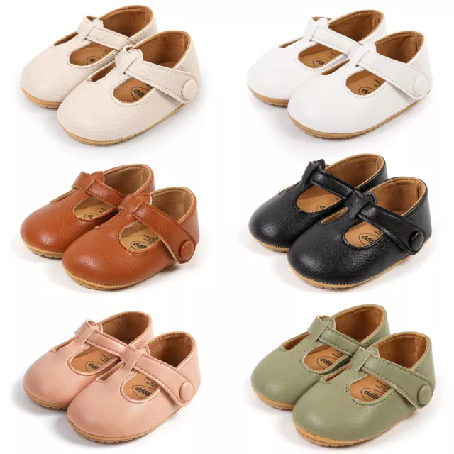Newborn Baby Boy Girl Crib Shoes Infant Outfit Shoes Toddler First Step Trainers