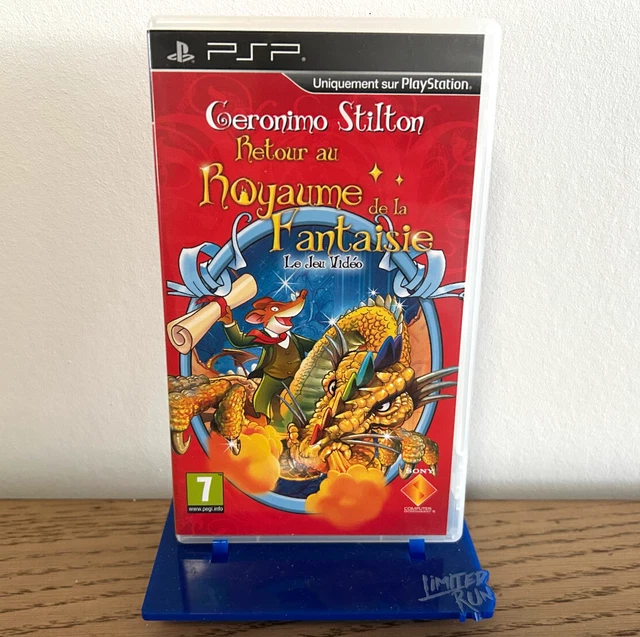 Jeu PSP Geronimo Stilton : Retour Au Royaume De La Fantaisie - Version Française PAL, état Correct