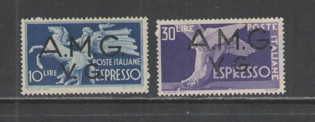 1946 Italy Venezia Giulia Scott # 1Lne1-2 Mint Lightly Hinged