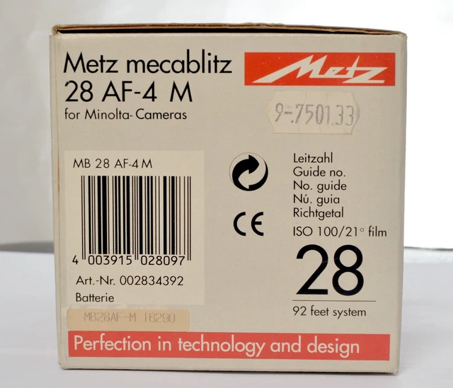 Metz Mecablitz 28 Af-4 M
