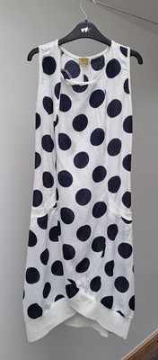 Ladies NANDWILLOW dress, spotted, size S/M