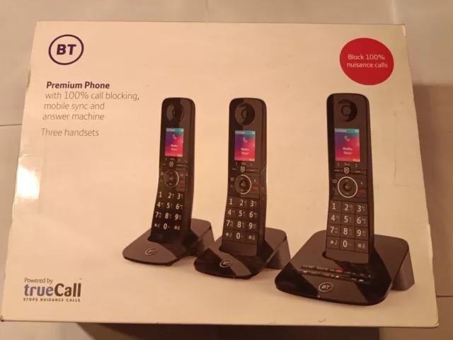 BT Premium Cordless Home Phone with 100 Percent Nuisance Call Blocking.