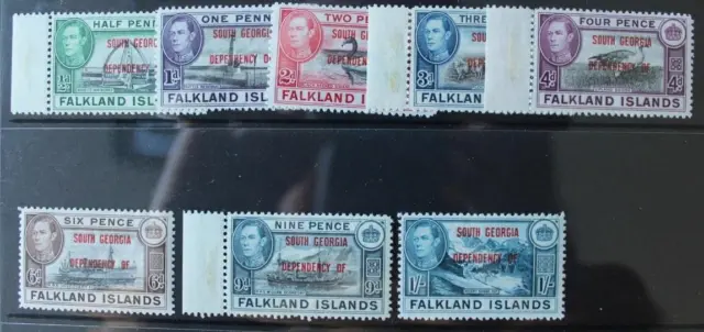 Falkland Islands Dependencies 1944 South Georgia Set SGB1-8 Fine MNH UK P&P Free