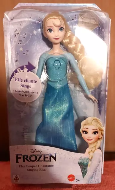 Poupée Elsa la Reine des Neiges (Elsa chantant "Libérée délivrée) Disney Frozen