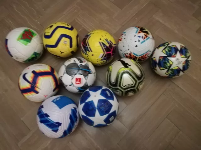 10 palloni  calcio Da Gara Nuovi Originali  Ufficiale Seria A B E Champions