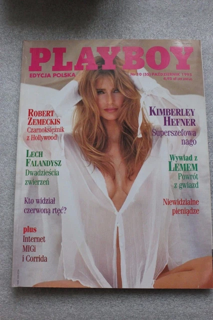 PLAYBOY 10/1995 KIMBERLEY Hefner, Sandra Taylor - Polish Magazine EUR