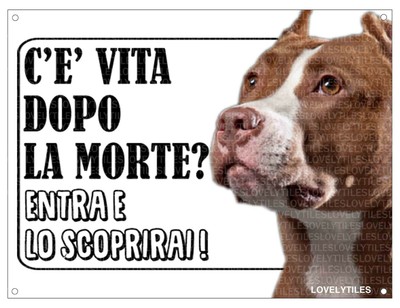 LOVELYTILES Una CASA Senza Un Bulldog Francese Non è Una CASA Targa Legno Targa Cartello insegna Idea Regalo 