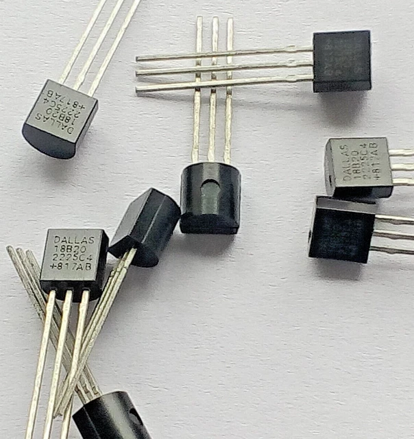 DALLAS 18B20 DS18B20 TO-92 Temperatur Sensor Thermometer Raspberry Pi ...