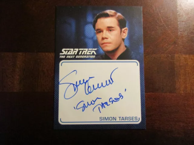 Star Trek Il Next Generation Archivi & Incisioni Spencer Garrett Autograph