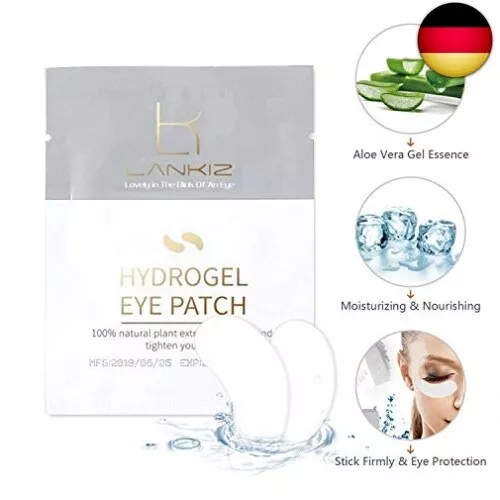 LANKIZ 60 Paare Augenpads für Wimpernverlängerung Augenpads Wimpernverlängerung 2