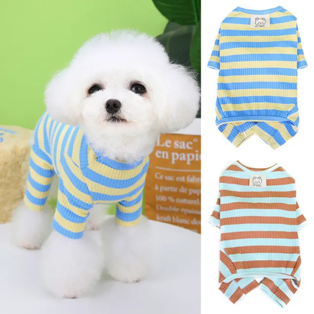 Combinaison Rayée Pour Animaux De Compagnie Pyjama Pour Chien Vêtements De R