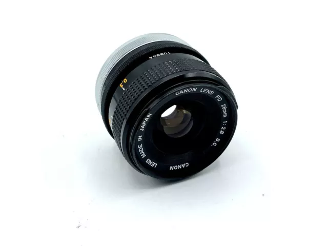 Canon 28mm SC Breech f/2.8 FD-Mount Manual Focus Lens - Very Good