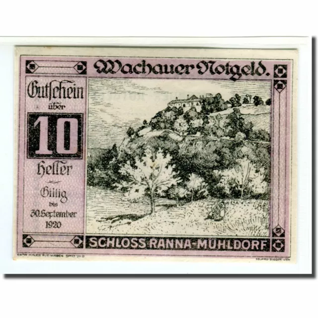 [#661347] Banknote, Austria, Wachauer Notgeld Schloß Ranna-Mühldorf Gemeinde, 10