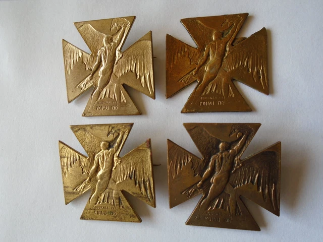 LALIQUE RENÉ ÉPINGLE à cravate Journée du Poilu 1915 (38739) EUR 48,00 - FR