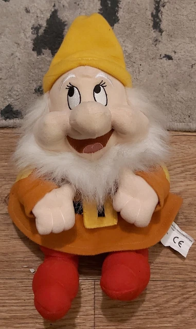 DISNEY SNOW WHITE & The Seven Dwarfs Happy Promotional Soft Plush Toy ...