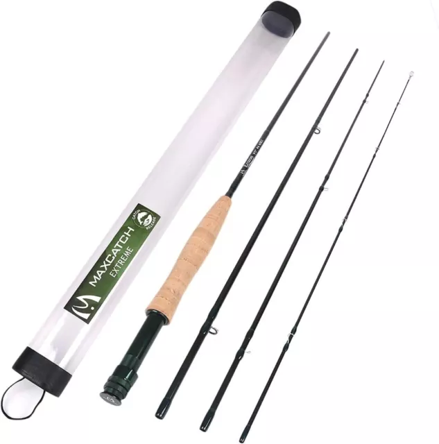 MAXCATCH EXTREME FLY Fishing Rod Combo Kit 3/4/5/6/7/8wt,Fly Rod and Reel  Outfit £80.40 - PicClick UK