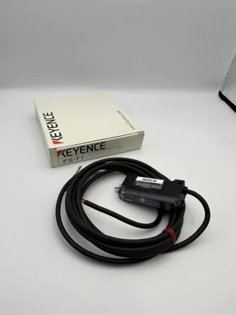 Keyence Fs-T1P New In Box Fiber Optic Amplifier For Sensor Pnp 12-24Vdc New