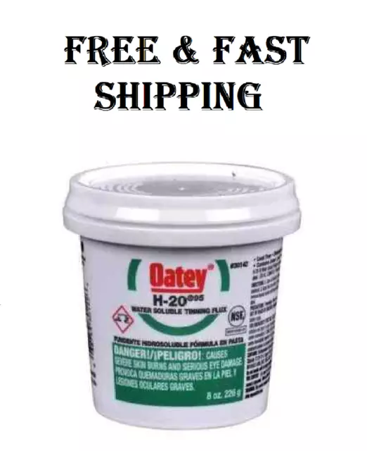 8 Oz. Lead-free Water Soluble Solder Tinning Flux | Oatey Paste Company