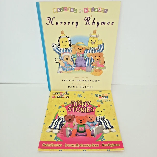 BANANAS IN PYJAMAS Nursery Rhymes Funny Stories Books Paperbacks 2001